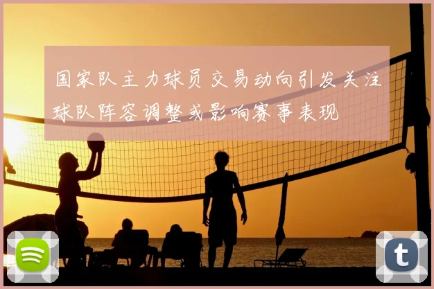 国家队主力球员交易动向引发关注球队阵容调整或影响赛事表现
